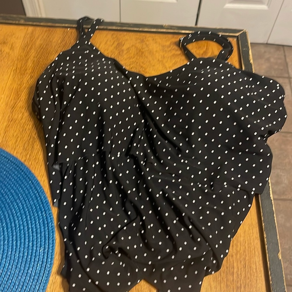 Black swim Top